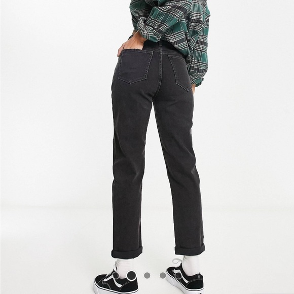 Cotton:On Black Stretch Mom Jeans - Picture 2 of 5